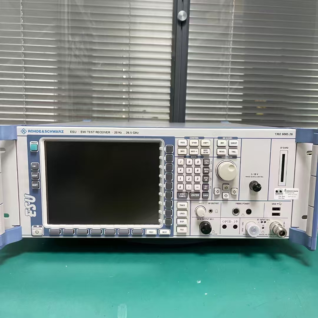 ���ա��N��|�_���cʩ�ߴ� ESU26 EMI�yԇ���ՙC /R&S�s�ԈD