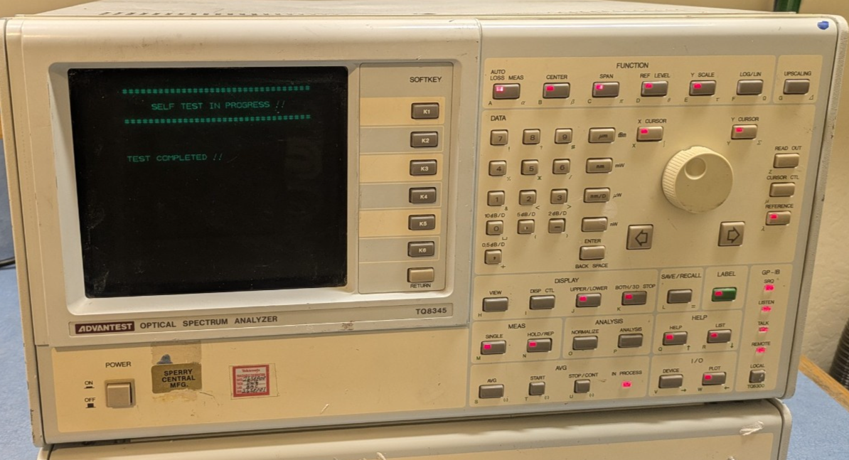 �N��,���U|�۵��f TQ8345 ���V�����x/ADVANTEST�s�ԈD