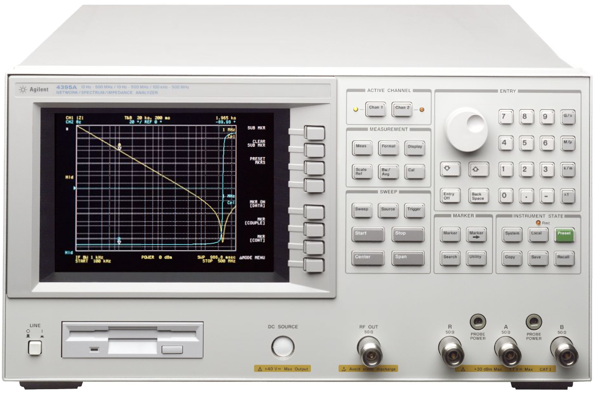 Agilent 4395A �l�V�����x/Agilent�s�ԈD