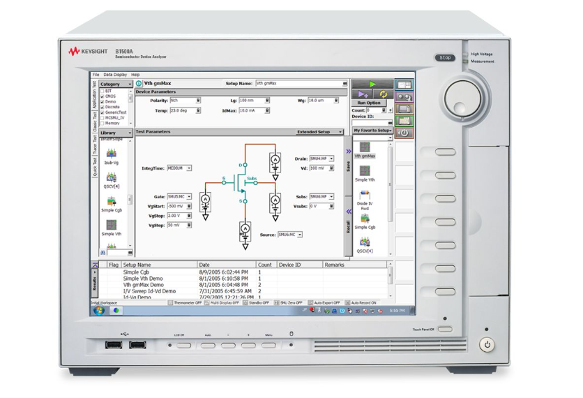 ���݂�	B1500A �댧(d��o)�w��������(sh��)�����x/Agilent�s�ԈD