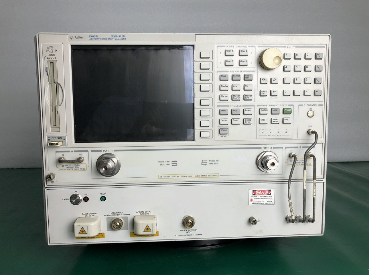 ��ُ(g��u)|���݂� 8703B �ⲨԪ���������x �x��1310/Agilent�s�ԈD