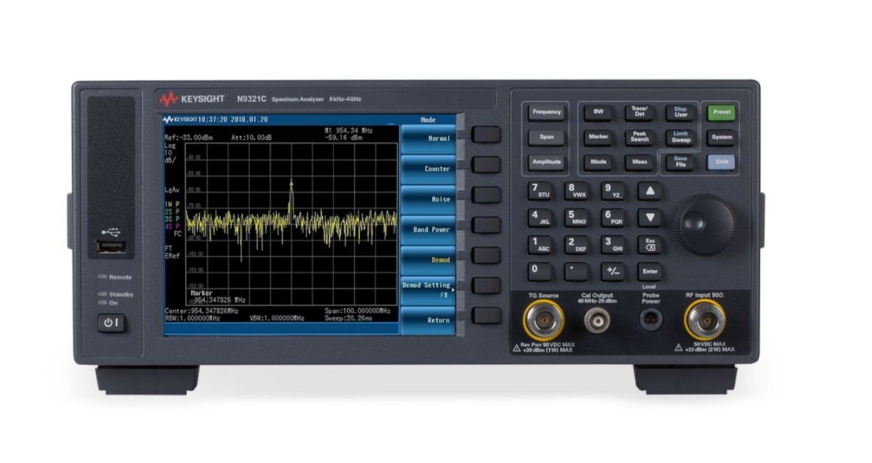 �N��,���U|�ǵ¿Ƽ� N9321C �����l�V�����x/Keysight�s�ԈD