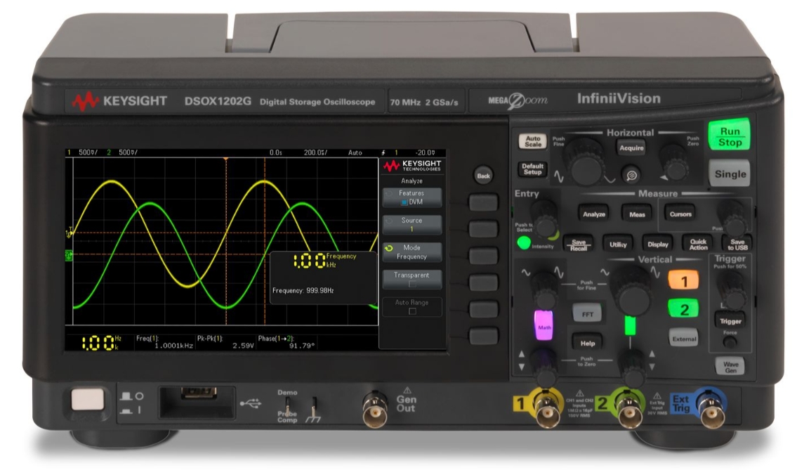 �ǵ¿Ƽ� DSOX1202G ʾ����/Keysight�s�ԈD