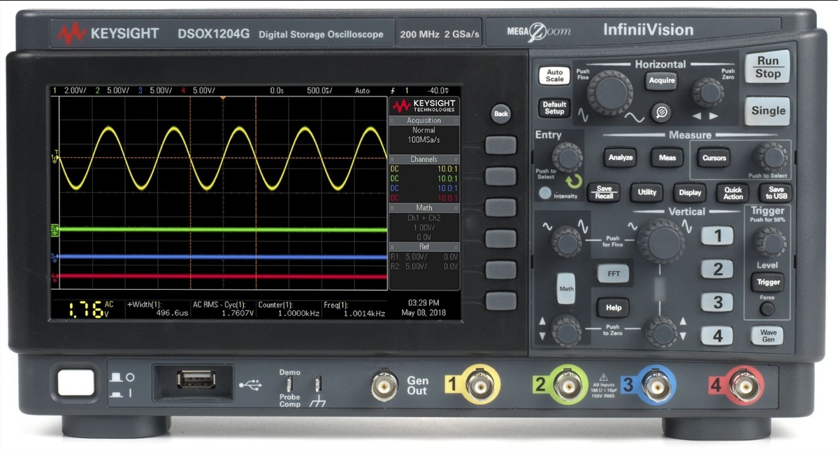 �N�ۡ����U|�ǵ¿Ƽ� DSOX1204G InfiniiVision 1000 X ϵ��ʾ����/Keysight�s�ԈD