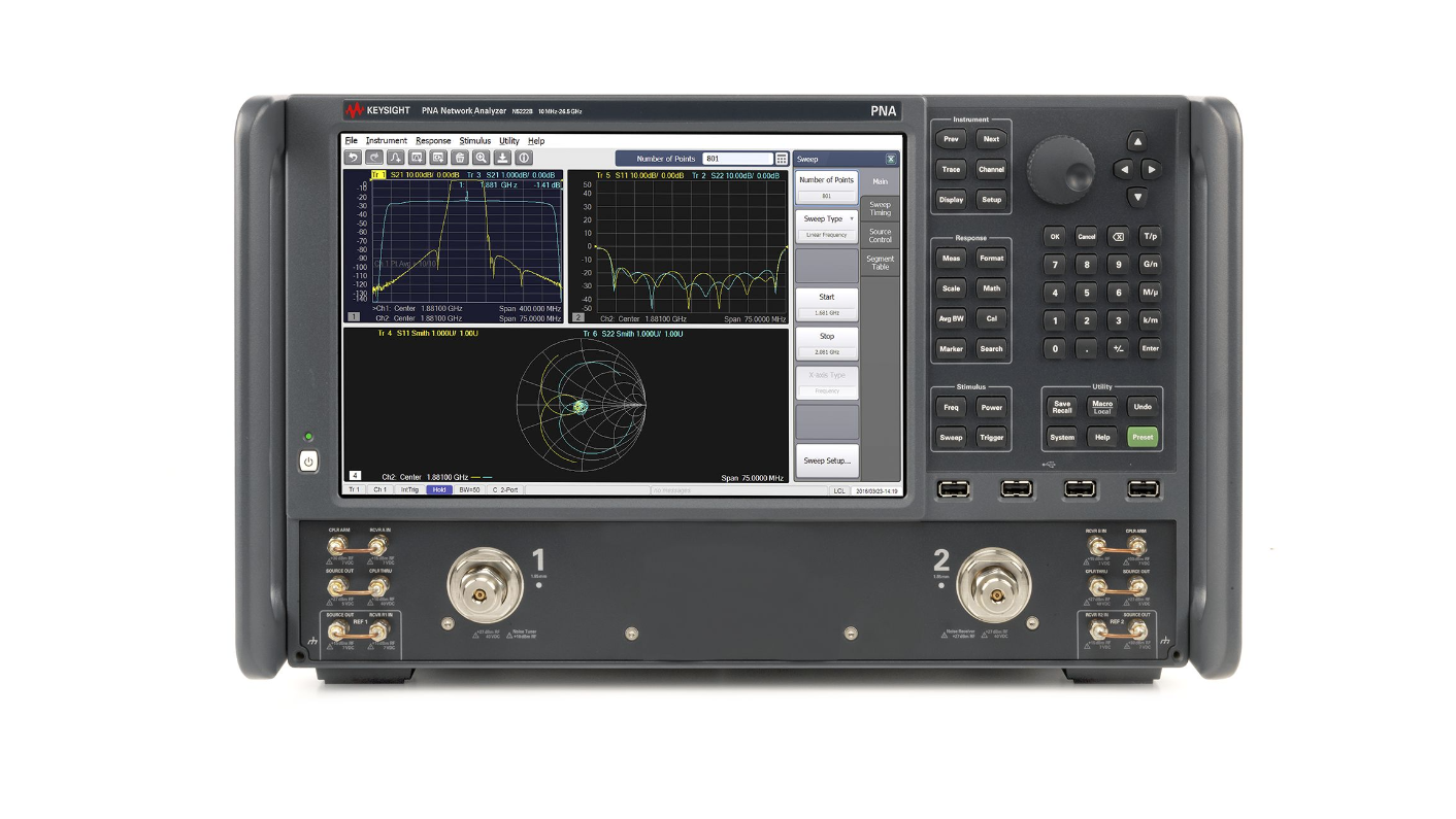 �ǵ¿Ƽ� N5222B PNA΢���W(w��ng)�j(lu��)�����x/Keysight�s�ԈD