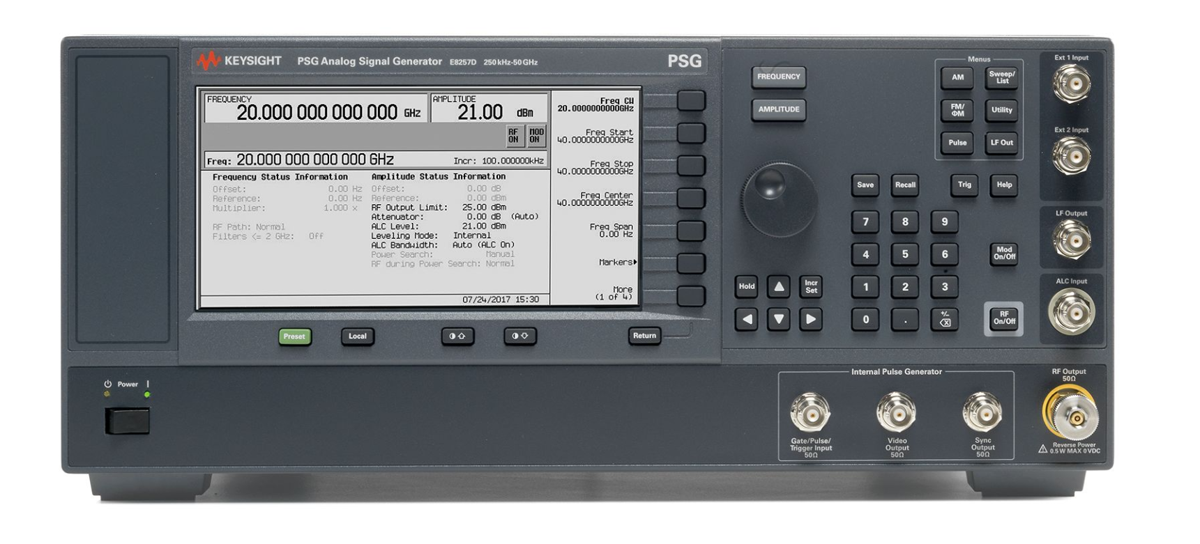 ���݂� E8257D PSG��̖(h��o)�l(f��)����/Agilent�s�ԈD