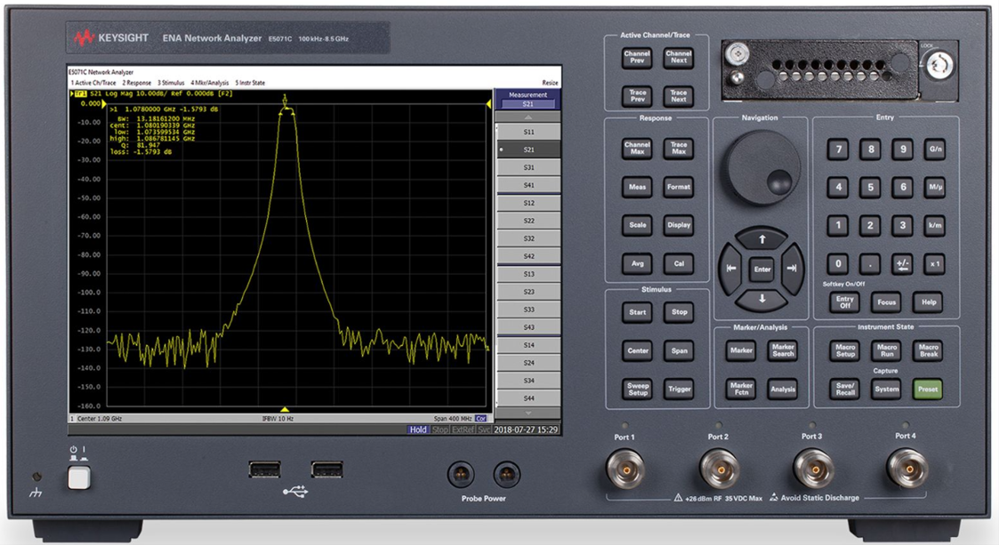 �N��|�ǵ¿Ƽ� E5071C ENA ʸ���W(w��ng)�j�����x/Keysight�s�ԈD