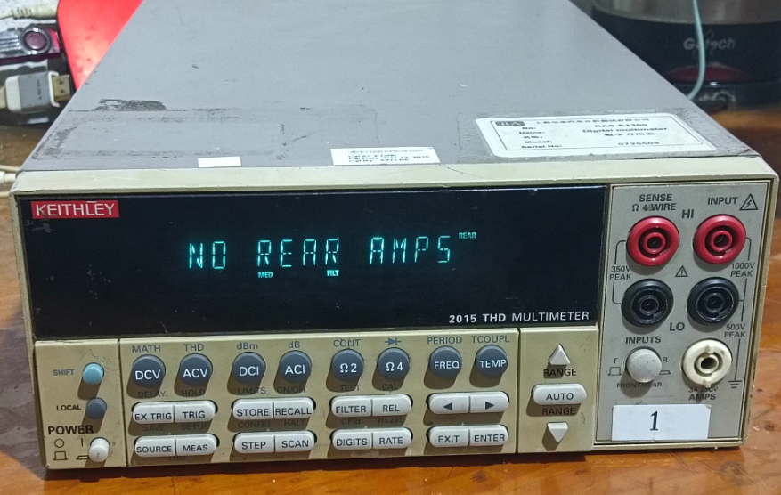 Keithley 2015 THD�����l�����f(w��n)�ñ�/KEITHLEY�s�ԈD