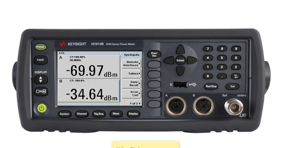 �ǵ¿Ƽ� N1914B EPM ϵ���pͨ������Ӌ(j��)/Keysight�s�ԈD