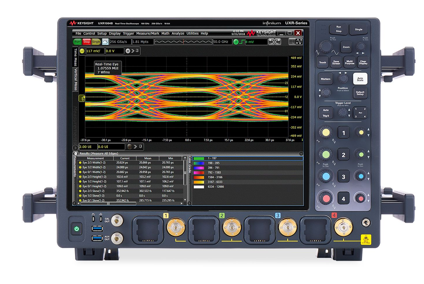 �ǵ¿Ƽ� UXR1004B ʾ����/Keysight�s�ԈD