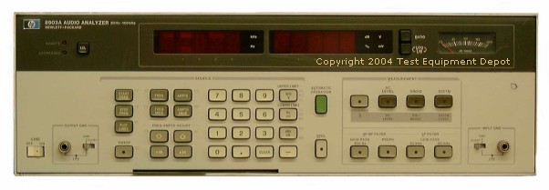 HP 8903A���l�����x/HP�s�ԈD